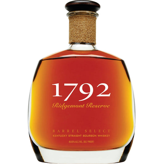 1792 Ridgemont Reserve Barrel Select 8 Year Old Kentucky Straight Bourbon Whiskey (Lawsuit Bottle)