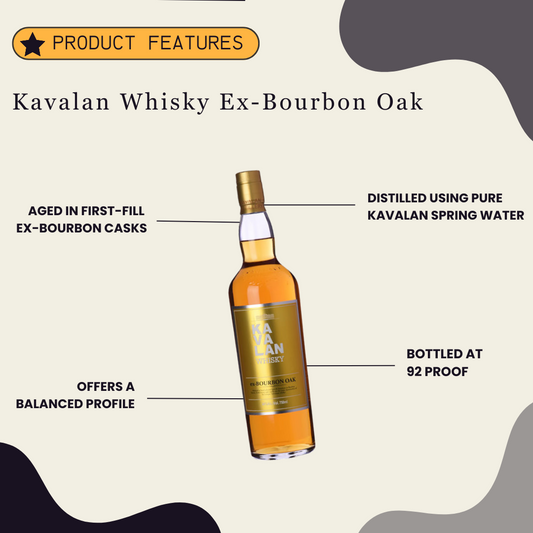 Kavalan Whisky Ex-Bourbon Oak 750ml