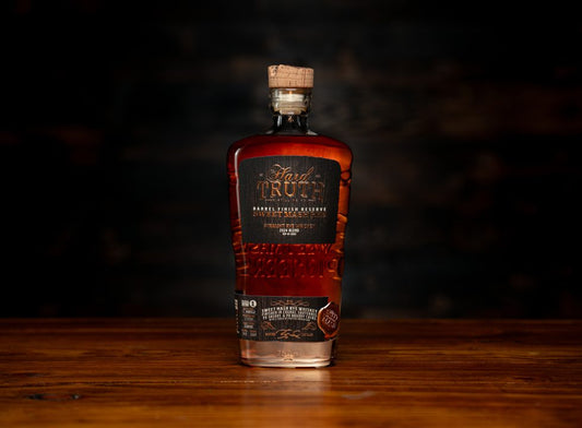 Hard Truth straight Rye Whiskey Sweet Mash Barrel Finish Reserve Blend 116.8