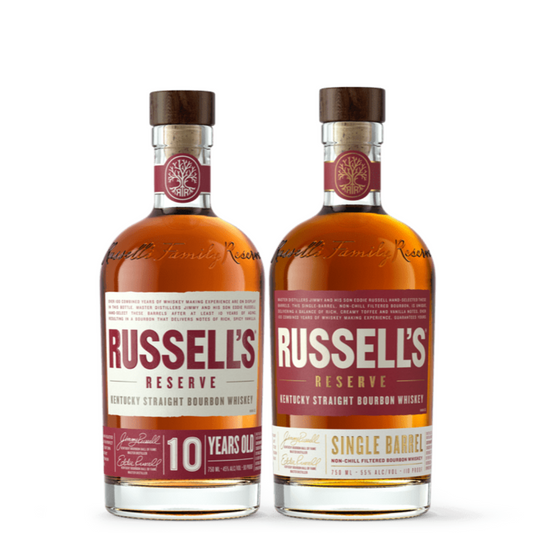 Rusell's reserve Single Barrel & 10 Year Bundle 2x750ml