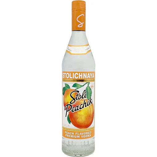 Stoli Peachik Vodka 750ml