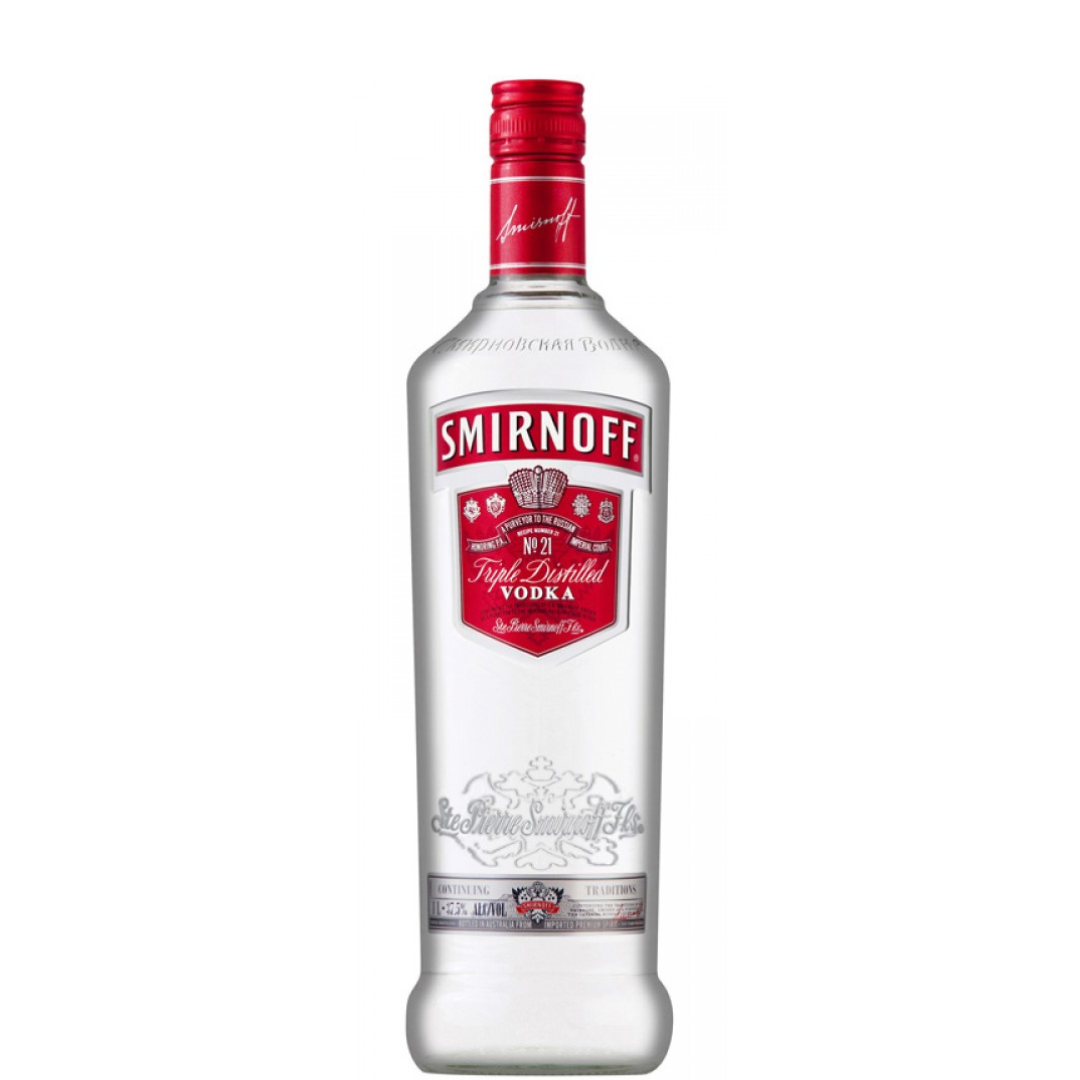 Smirnoff Vodka, Triple Distilled, Premium - 1 L