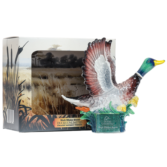World Whiskey Society Limited Edition Ducks Unlimited Mallard Duck Straight Bourbon Whiskey