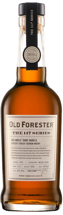Old Forester 117 Series High Angels Share Barrels  Straight Bourbon Whiskey 375ml