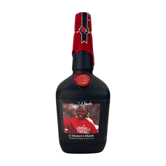 2012 Maker’s Mark Charlie Strong Louisville Cardinals Kentucky Straight Bourbon Whisky 1Lt