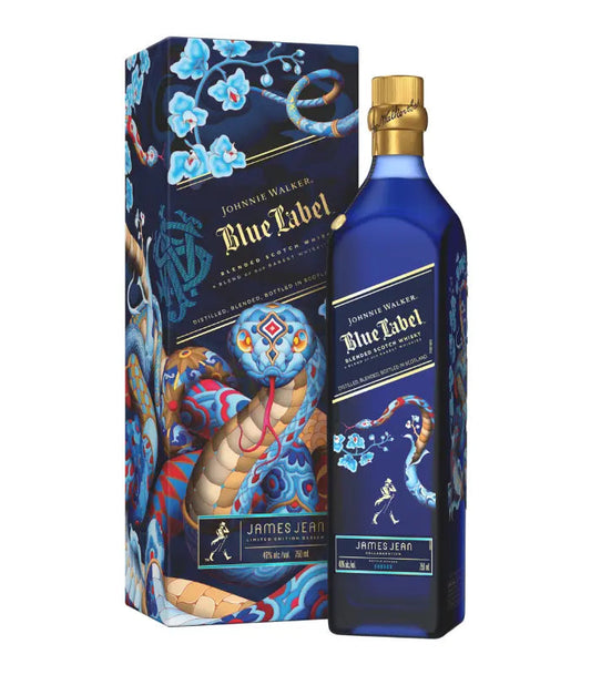 Johnnie walker blended scotch blue label james jean limited edition Year of the Snake