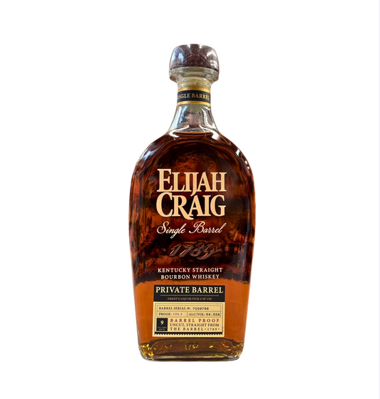 Elijah Craig Private Barrel, Barrel Proof 9 Years Old 750ml - Barrel Pick