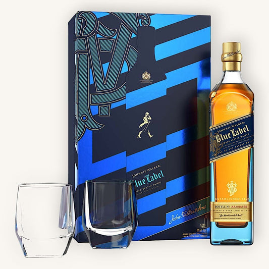 Johnnie Walker Blue Label Scotch Whisky W/2 Glasses'..