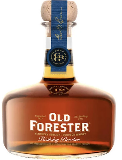 The 2025 Old Forester Birthday Bourbon is a limited-edition, 12-year-old, 92-proof