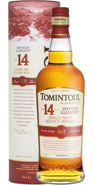 Tomintoul 14 Years Old Single Malt Scotch Whiskey 750ml