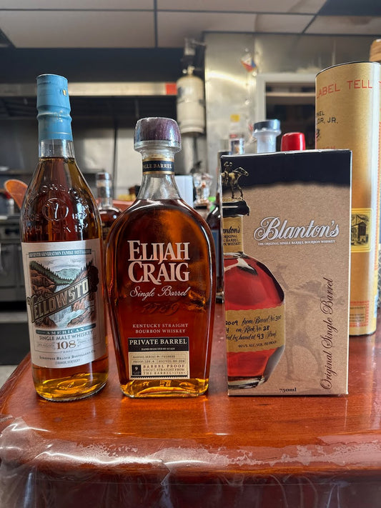 Yellowstone, Elijah Craig & Blanton's Whiskey Bundle