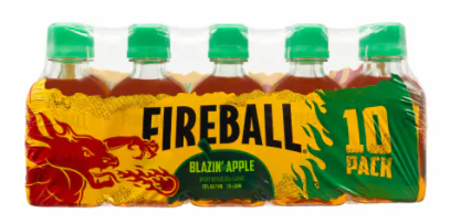 Fireball Apple Whiskey 50ml 10packs