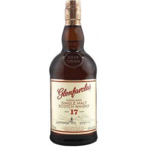 Glenfarclas Single malt Scotch Whiskey 17 years 86 proof 750ml - Preet's Barrel