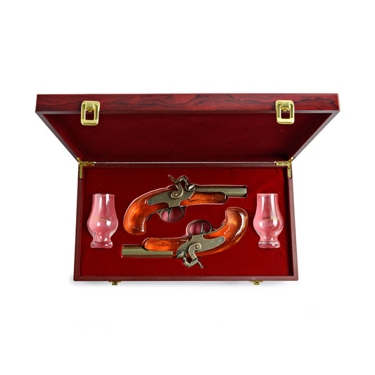 H Deringer Bourbon Whiskey Pistol Gift Set'..