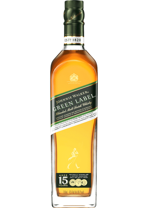 Johnnie Walker Green Label 15 Years Old Blended Scotch Whisky 750ml - Preet's Barrel