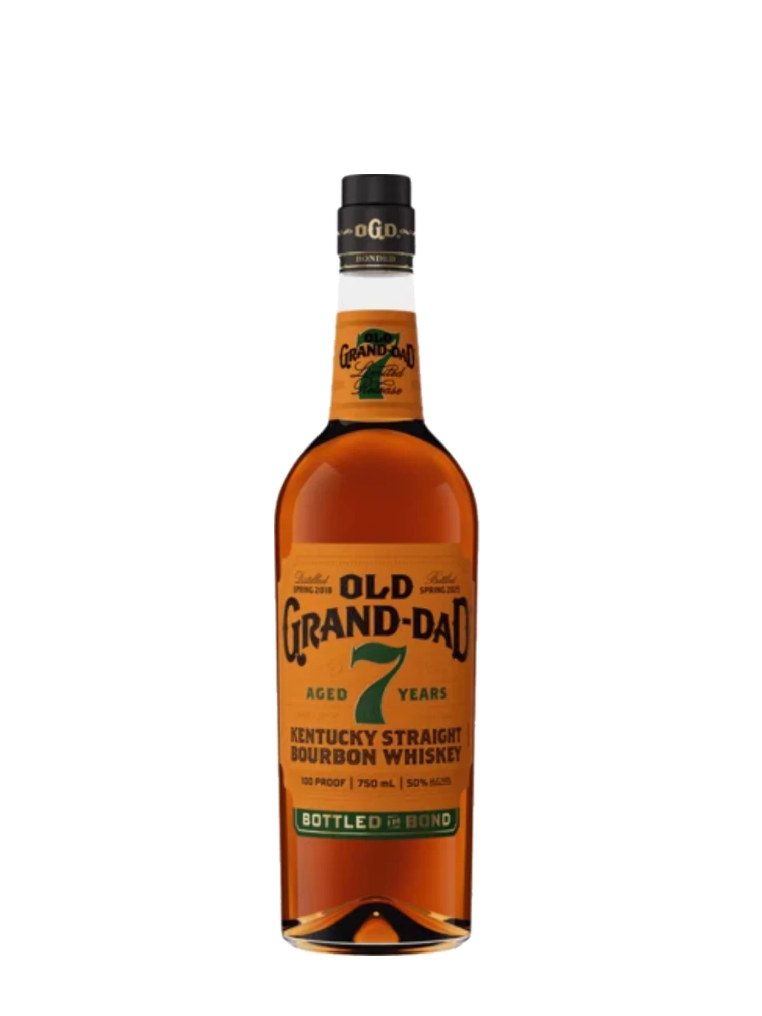 Old Grand-Dad Bourbon Whiskey Bottled in Bond 7 Years 750ml