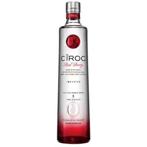 Ciroc Red Berry Flavored Vodka 750ml