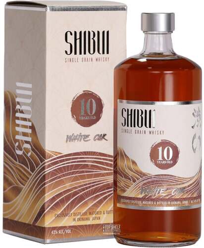 Shibui Japanese Whiskey 10 Years  Matured in Virgin White Oak Single Grain Whiskey 750 ml