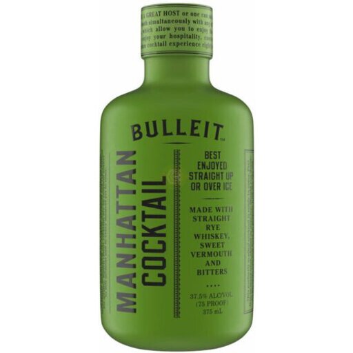 Bulleit Bourbon Manhattan Cocktail 75 Proof 375ml
