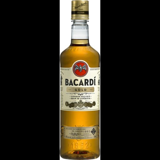 Bacardi Gold Rum 375ml'..
