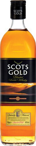 Scots Gold Black Label Blended Scotch Whisky Scotland 750ml