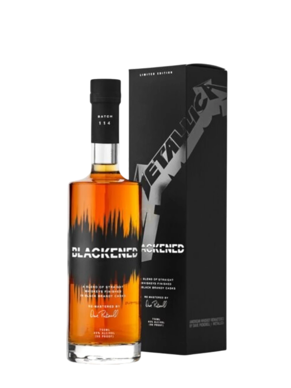 BLACKENED AMERICAN WHISKEY | LIMITED BATCH 114 | THE BLACK ALBUM WHISKEY PACK COLLECTORS EDITION