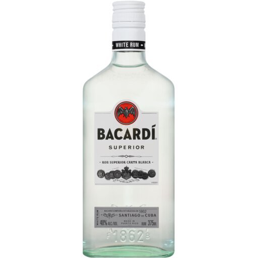 Bacardi Superior Light Rum 375ml