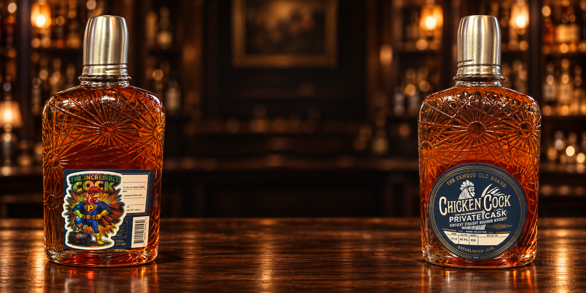 Chicken Cock Private Cask: Seven Years, 121.5 Proof and a Preet Barrel Pick