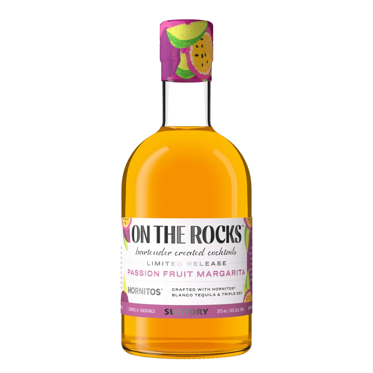 On The Rocks Passion Fruit Margarita 375ml