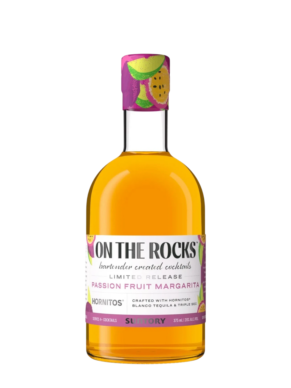 On The Rocks Passion Fruit Margarita 375ml
