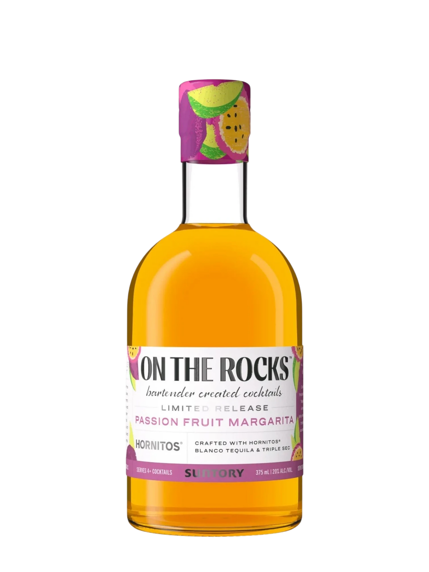 On The Rocks Passion Fruit Margarita 375ml