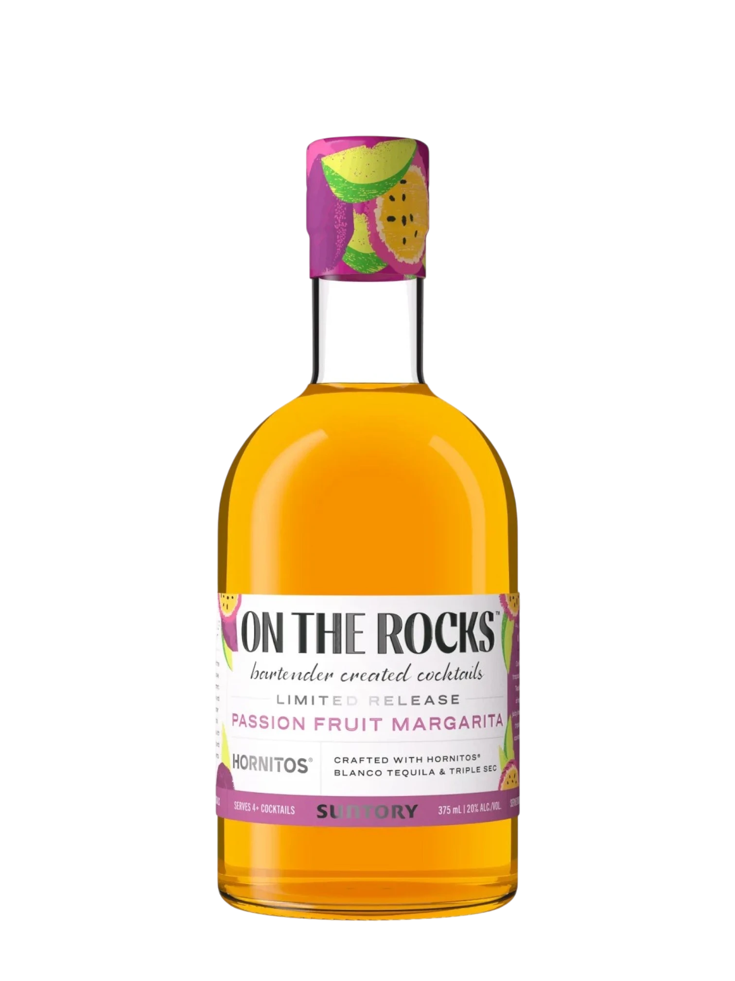On The Rocks Passion Fruit Margarita 375ml