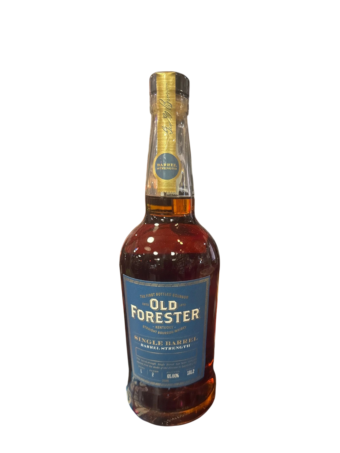 Old Forester Single Barrel Barrel Proof 132 750ml - Private Collection
