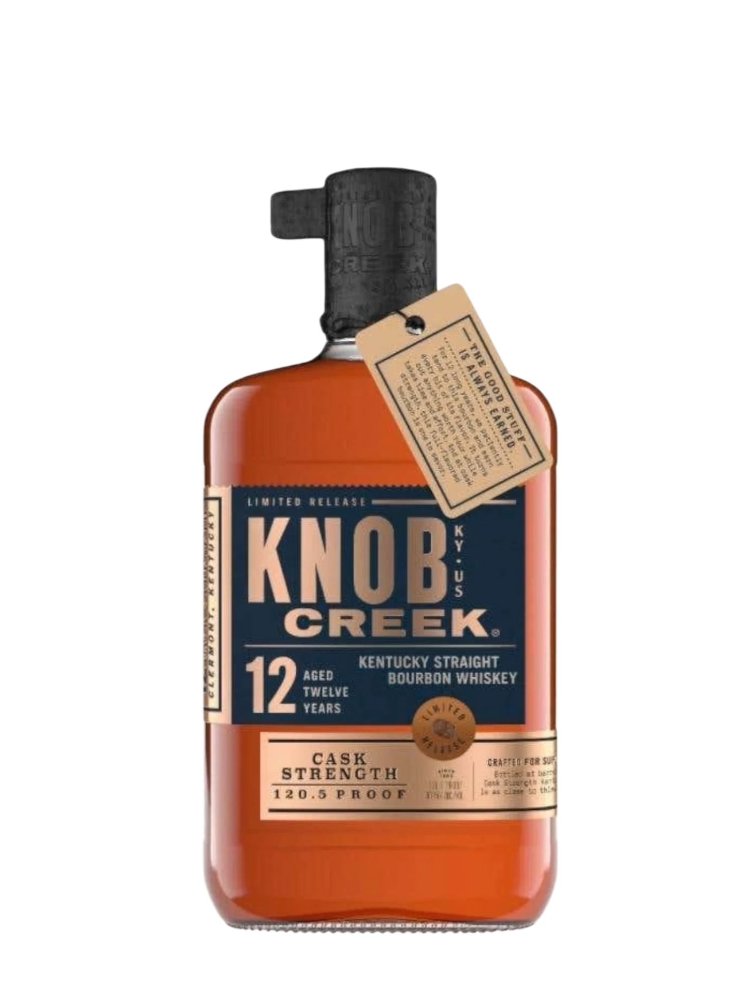 knob creek straight bourbon cask strength small batch limited edition 12 yr 121.2