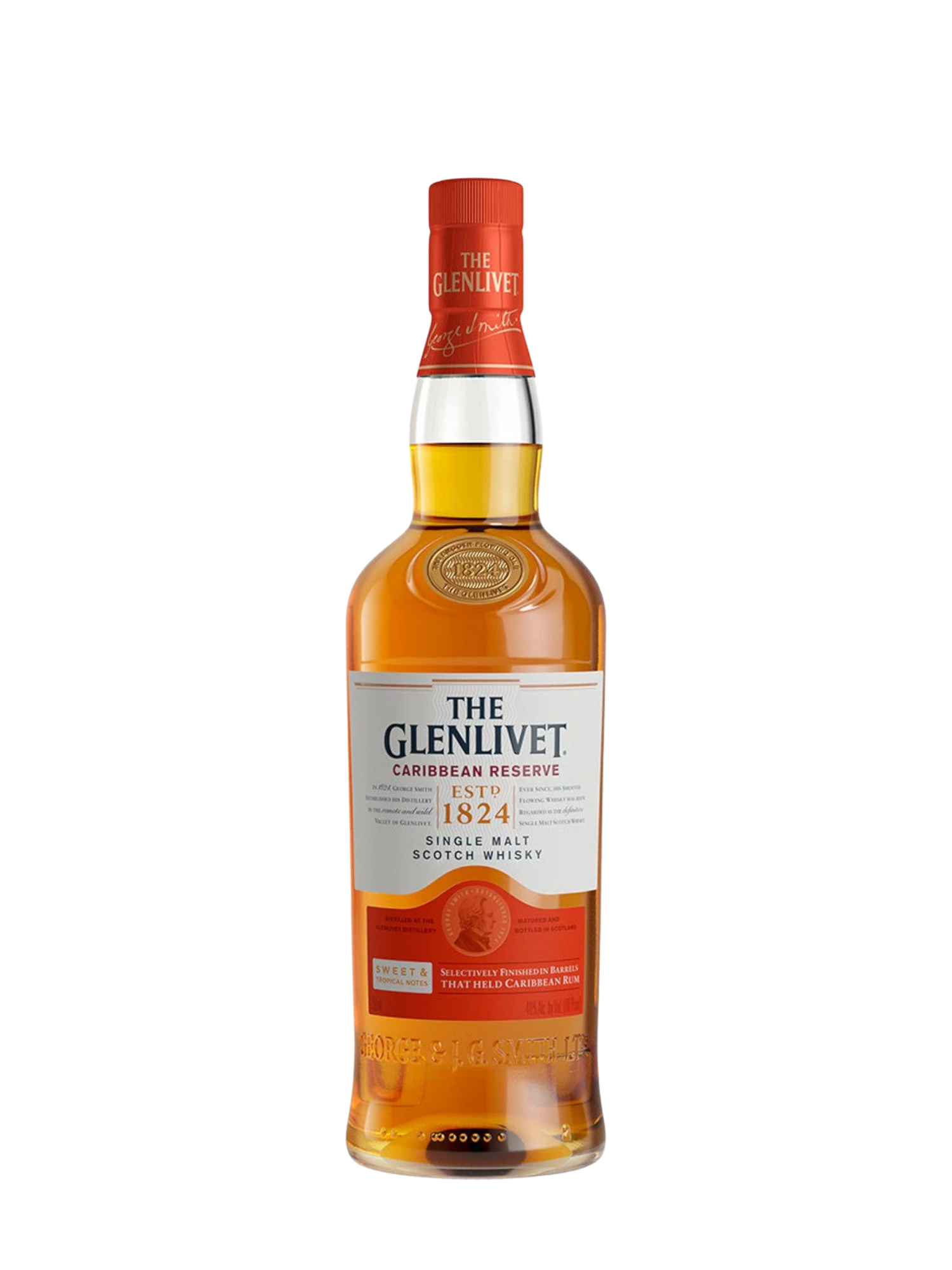 The Glenlivet Caribbean Reserve Single Malt Scotch Whisky 750Ml
