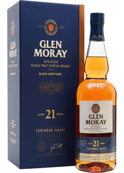 Glen Moray Elgin Heritage Portwood Finish 21 Years Old Single Malt Scotch Whisky 750ml
