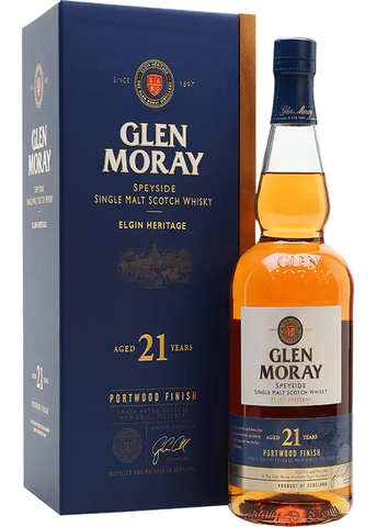 Glen Moray Elgin Heritage Portwood Finish 21 Years Old Single Malt Scotch Whisky 750ml