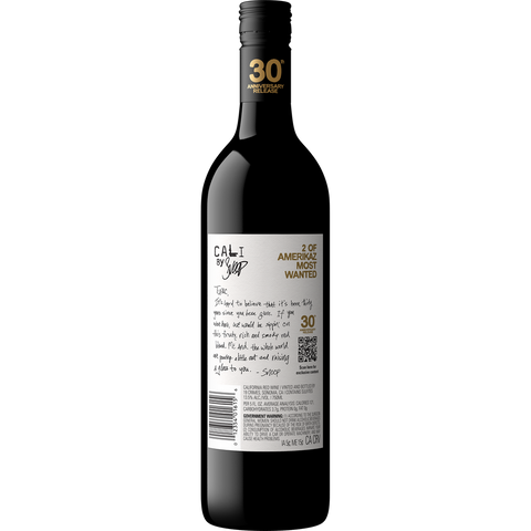 2 OF AMERIKAZ MOST WANTED California Red Blend 750ml