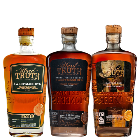 Hard Truth Harvest, Sweet Mash and Maple Brulee Rye Bundle 3x750ml