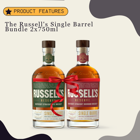 The Russell's Single Barrel Bundle 2x750ml