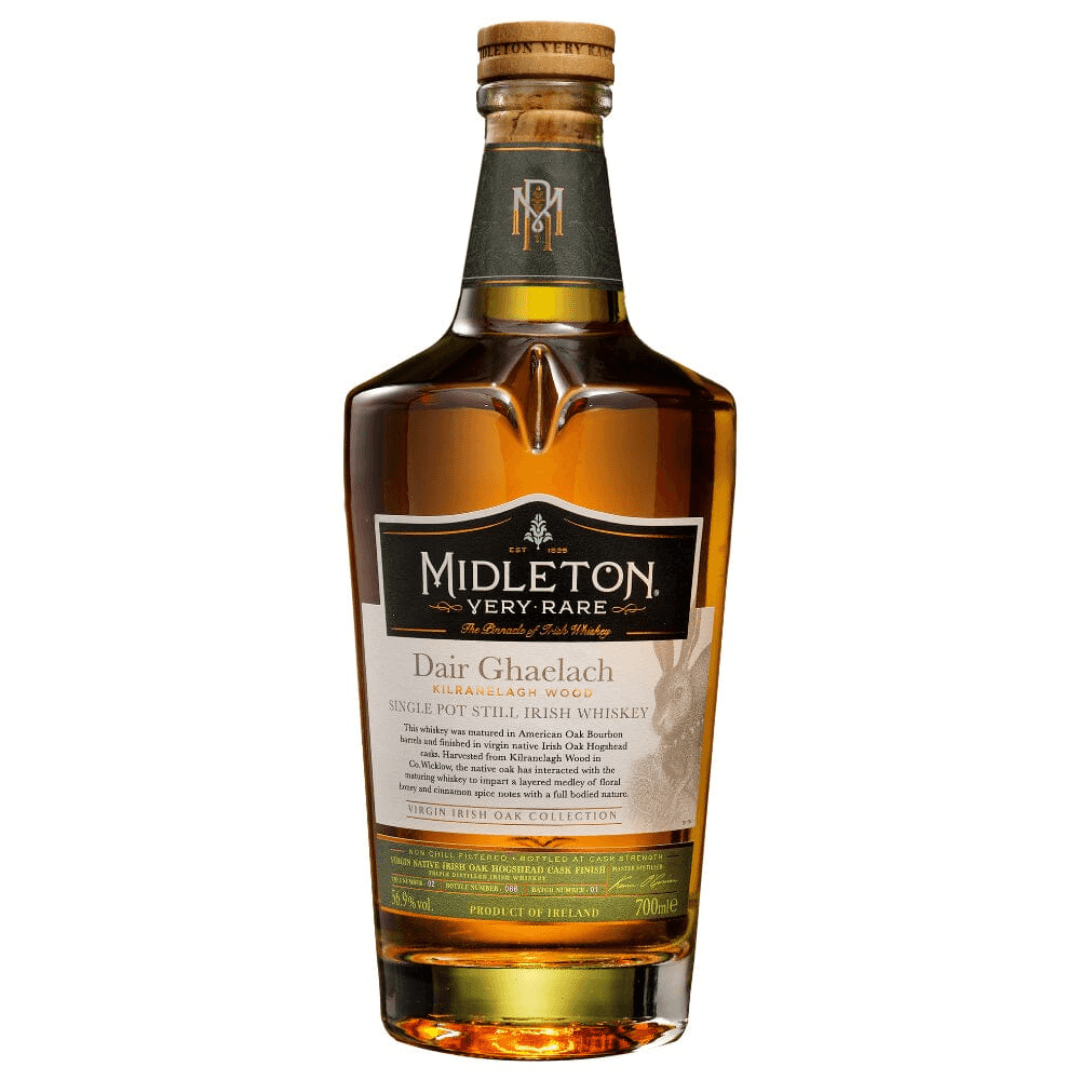 MidletoneTree no 3 Single Pot Still Irish Whiskey Very Rare Dair Ghaelach Kilranelagh Wood 114.2