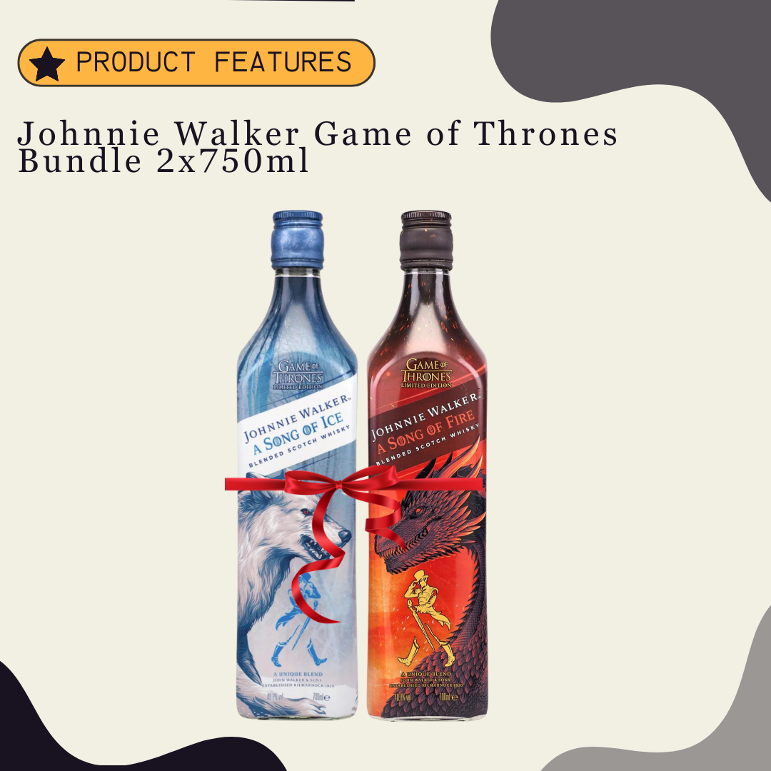 Johnnie Walker Game of Thrones Bundle 2x750ml