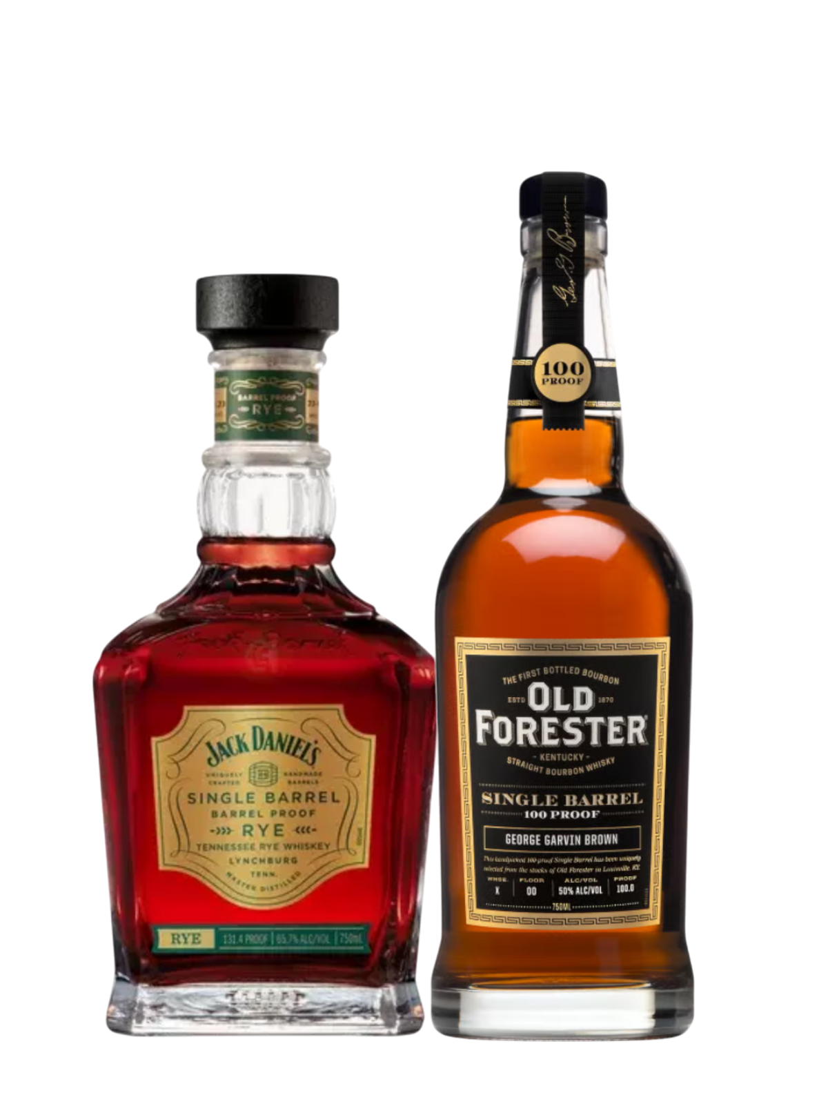 Old Forster & Jack Daniels Rye Bundle Store Pick