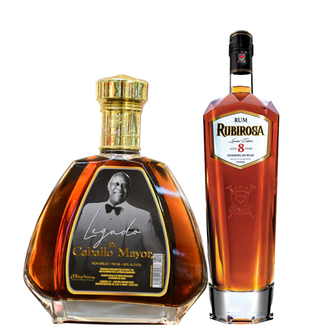 El Caballo Mayor Rum & Rubirosa 8 Years Old Rum 2x750ml