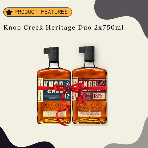 Knob Creek Heritage Duo 2x750ml