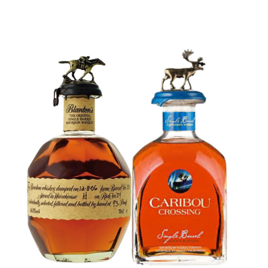 Blantons & Caribou Crossing Bundle 2x750ml