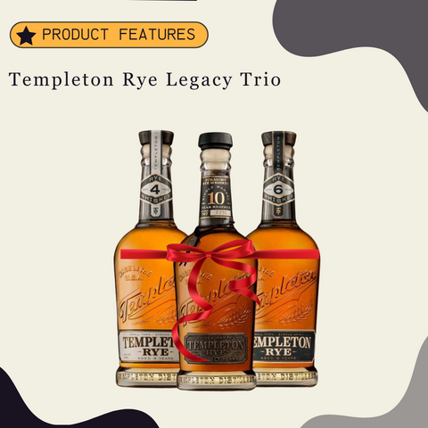 Templeton Rye Legacy Trio 3x750ml