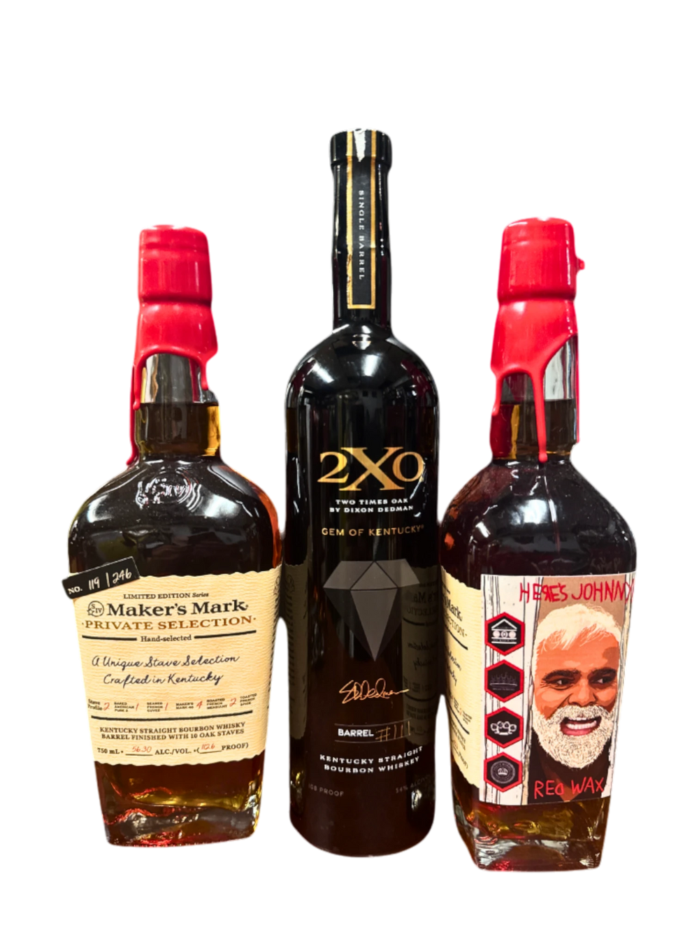 2XO and Maker's MarkSingle Barrel Pick By David Rick House Bundle