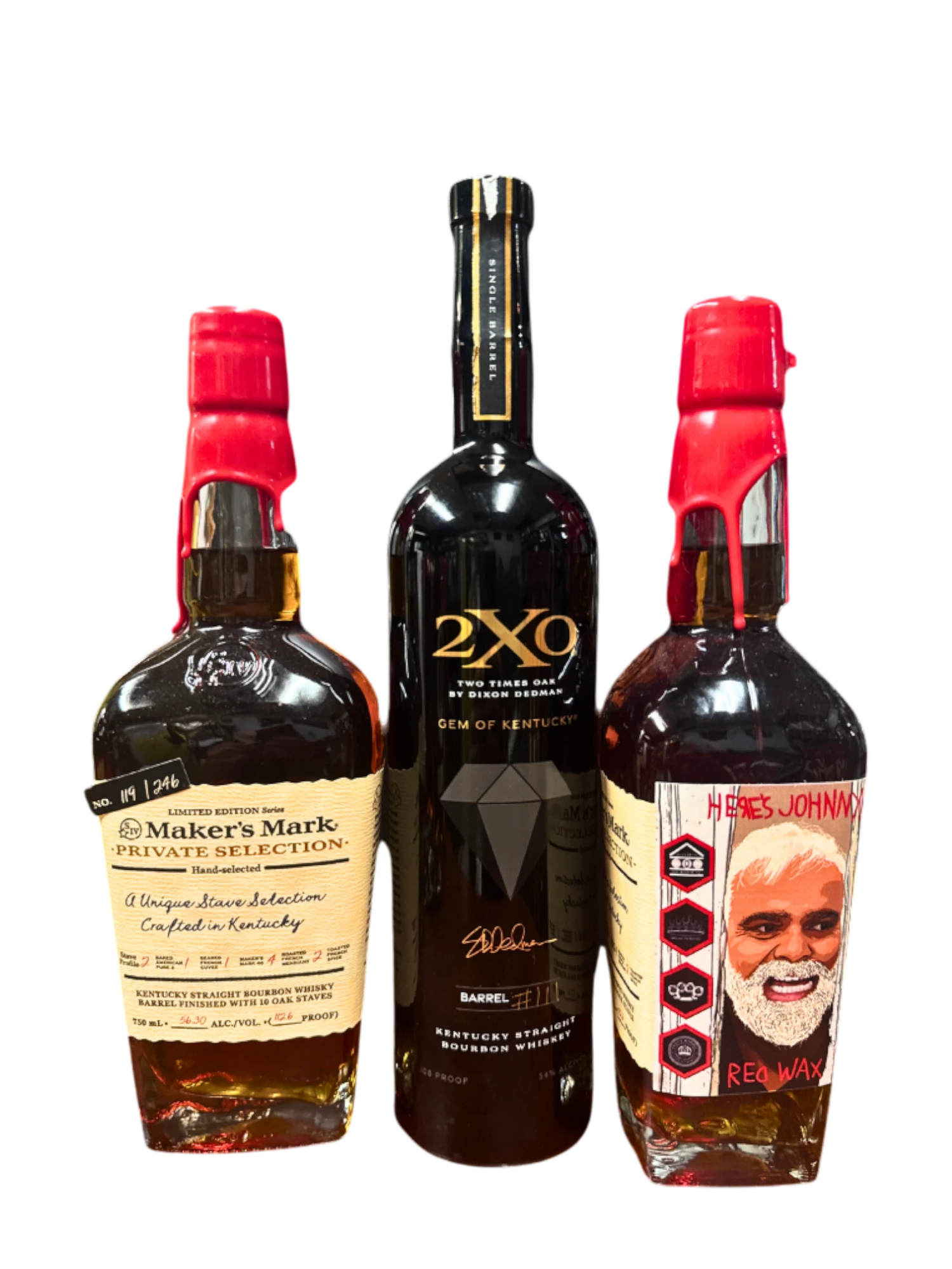 2XO and Maker's MarkSingle Barrel Pick By David Rick House Bundle