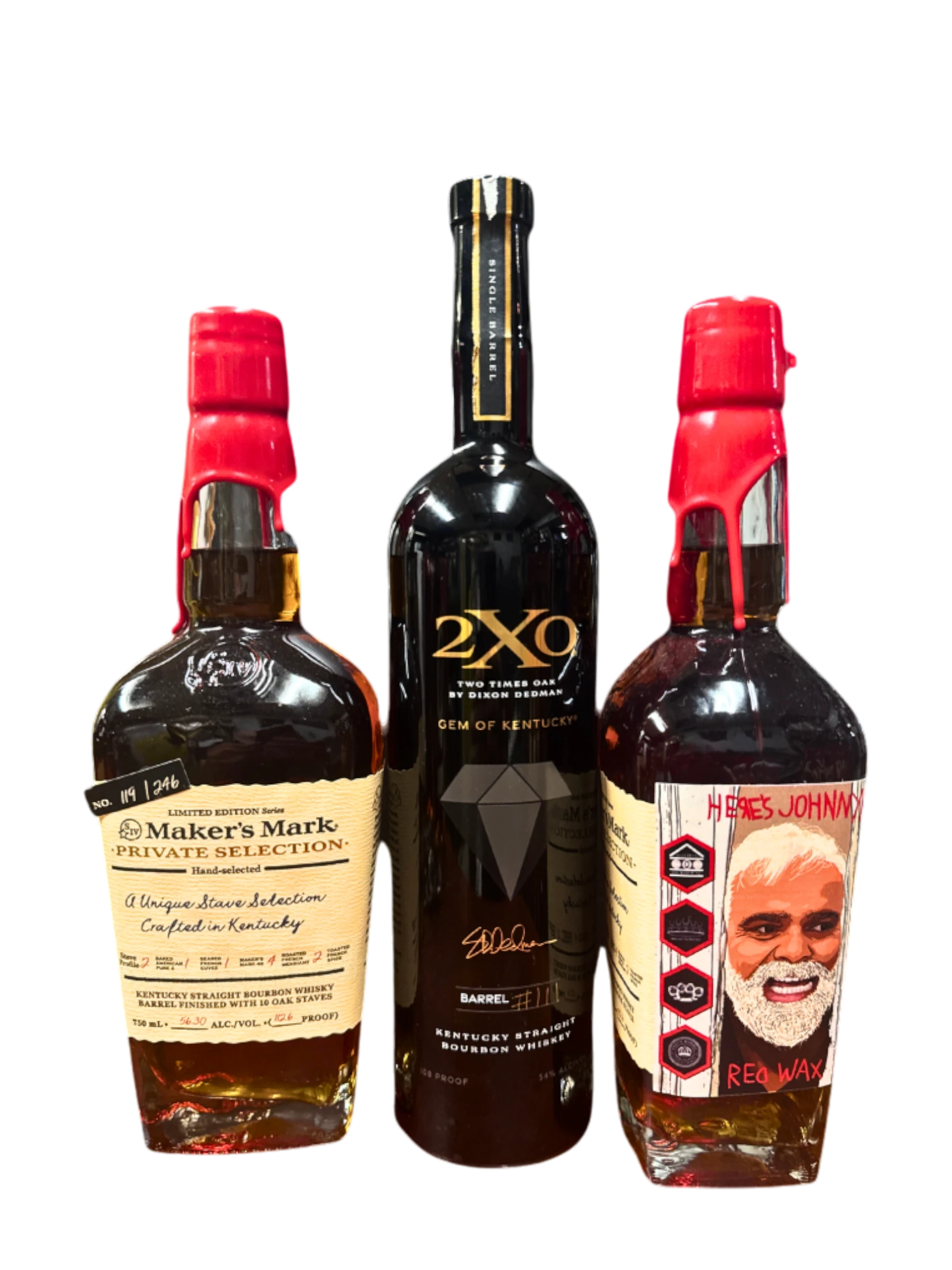 2XO and Maker's MarkSingle Barrel Pick By David Rick House Bundle